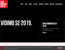 Tablet Screenshot of danikomunikacija.com